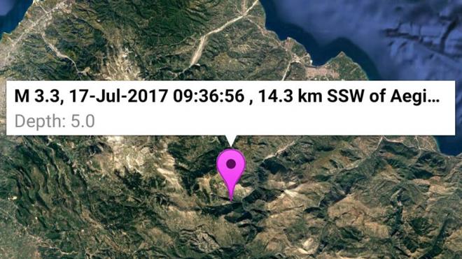 Σεισμός έγινε αισθητός στην Πάτρα-Κοντά στα Καλάβρυτα το επίκεντρο