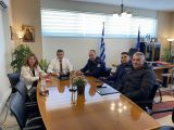 Συνάντηση Δημάρχου Δυτικής Αχαΐας Γρηγόρη Αλεξόπουλου  με τον Διοικητή του Αστυνομικού τμήματος Κάτω Αχαΐας