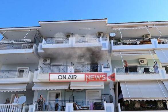 Μεσολόγγι: Φωτιά σε διαμέρισμα - Ένοικος ξέχασε ανοιχτό κουζινάκι