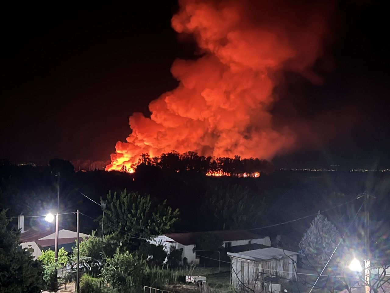 Πυρκαγιά στην Κλείσοβα Μεσολογγίου