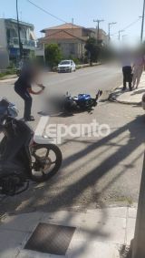 Ναύπακτος: Σύγκρουση Ι.Χ. με δίκυκλο στην Λαγκαδούλα