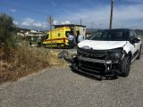 Δίκυκλο συγκρούστηκε με ΙΧ στη Νεάπολη, στο Νοσοκομείο δικυκλιστής