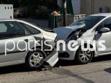 Αμαλιάδα: 2 τραυματίες σε τετραπλή καραμπόλα