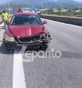 Σύγκρουση ταξί με βυτιοφόρο στη γέφυρα Ρίου Αντιρρίου