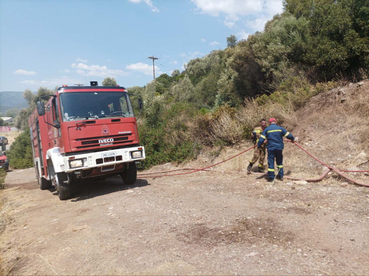 Περίεργη "πυρκαγιά" στη Μανάγουλη Δωρίδας