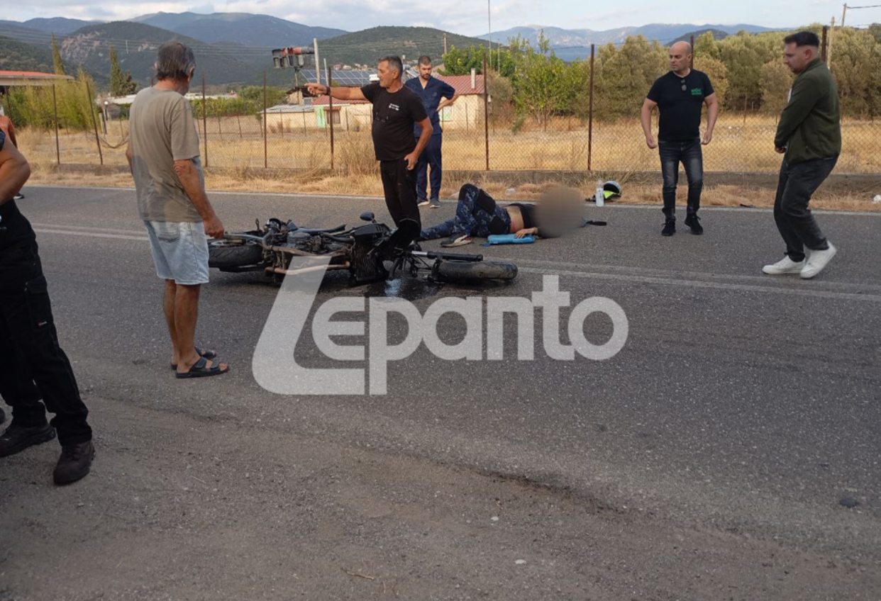 Τραυματισμός δικυκλιστή στην Δωρίδα