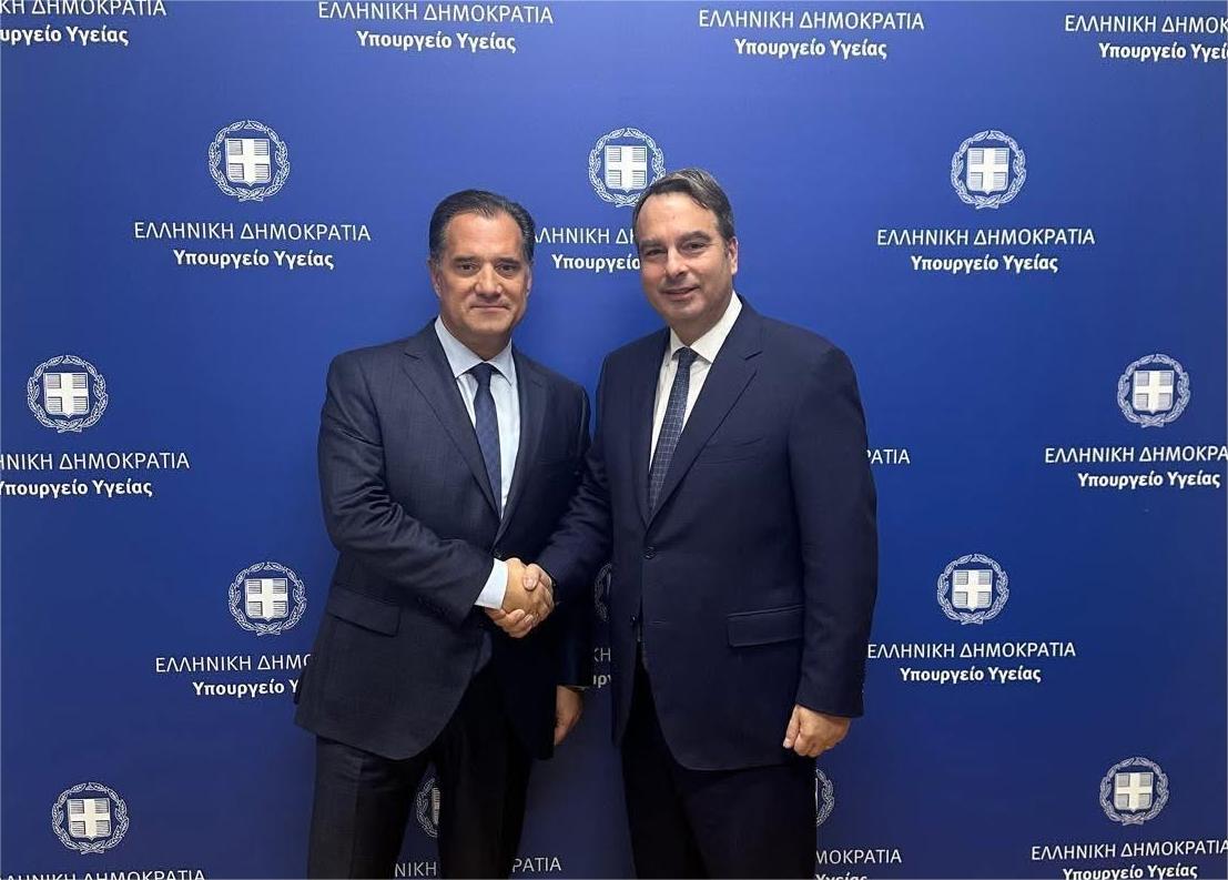Συνάντηση του Βουλευτή Αιτωλοακαρνανίας Θανάση Παπαθανάση με τον Υπουργό Υγείας Άδωνι Γεωργιάδη