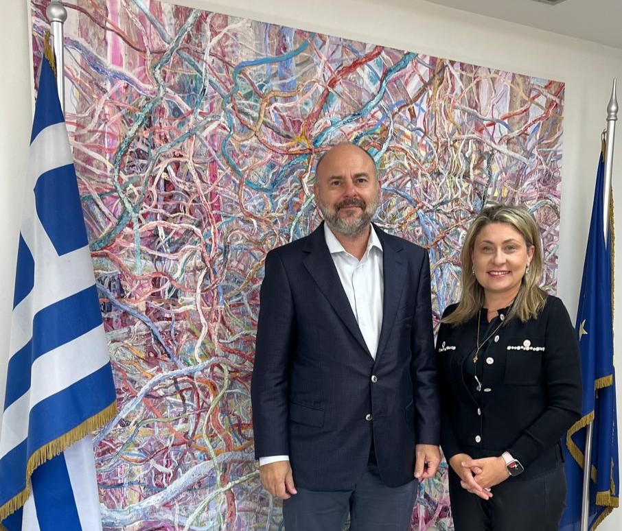 Χριστίνα Αλεξοπούλου: Συνάντηση με τον Πρόεδρο του ΤΕΕ, Γιώργο Στασινό