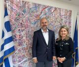 Χριστίνα Αλεξοπούλου: Συνάντηση με τον Πρόεδρο του ΤΕΕ, Γιώργο Στασινό
