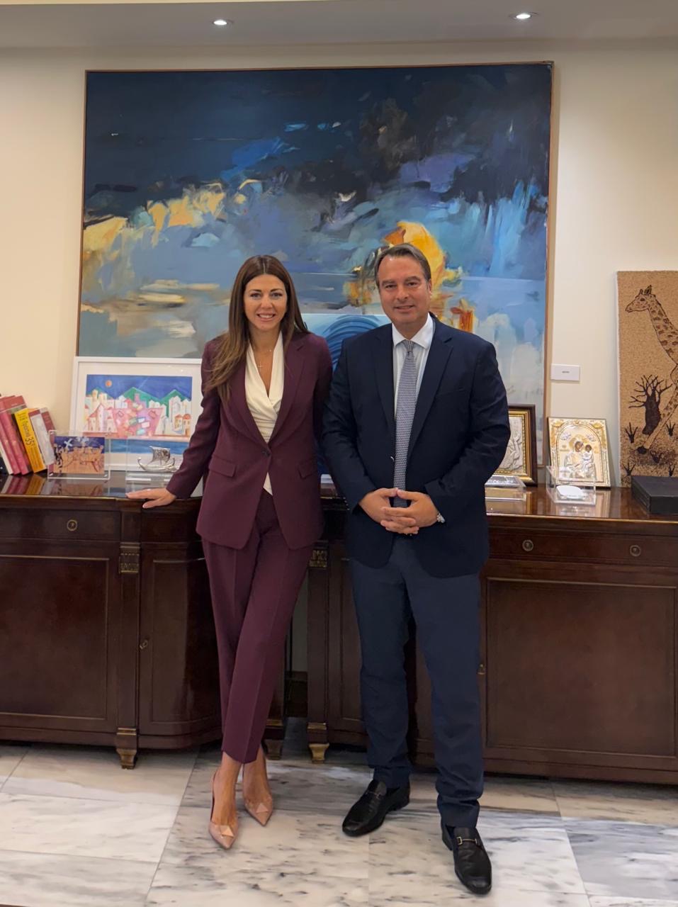 Συνάντηση του Βουλευτή Αιτωλοακαρνανίας Θανάση Παπαθανάση με την Υπουργό Παιδείας και Θρησκευμάτων Σοφία Ζαχαράκη