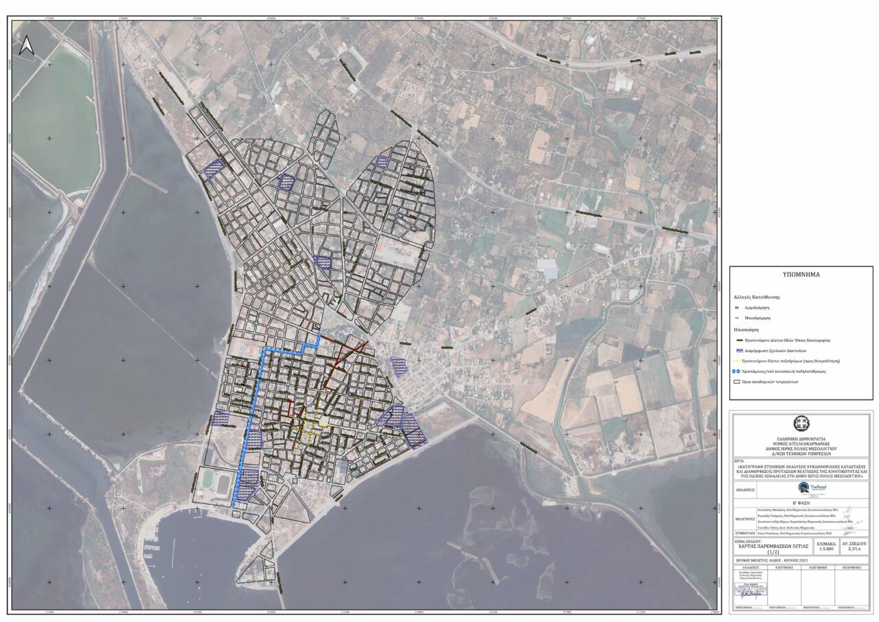 Μεσολόγγι: Τέθηκε σε λειτουργία η πλατφόρμα υποβολής προτάσεων για την κυκλοφοριακή μελέτη Μεσολόγγι: Τέθηκε σε λειτουργία η πλατφόρμα υποβολής προτάσεων για την κυκλοφοριακή μελέτη