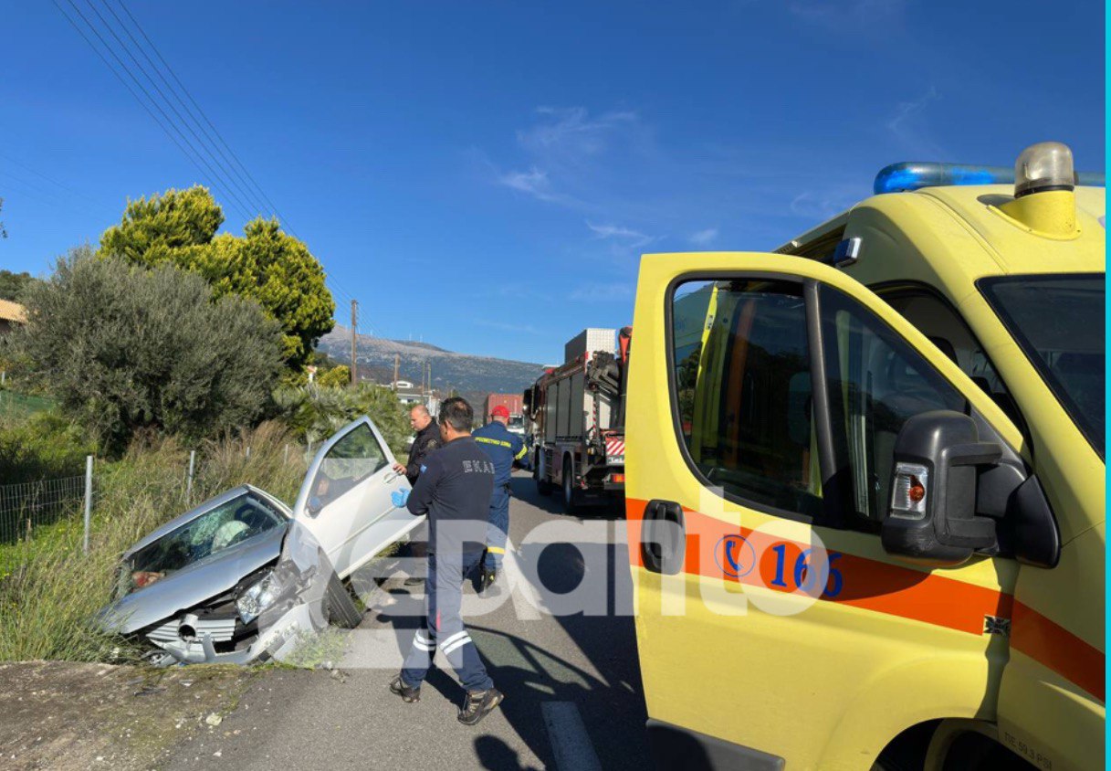 Τροχαίο στον Πλατανίτη με τραυματισμό(video)