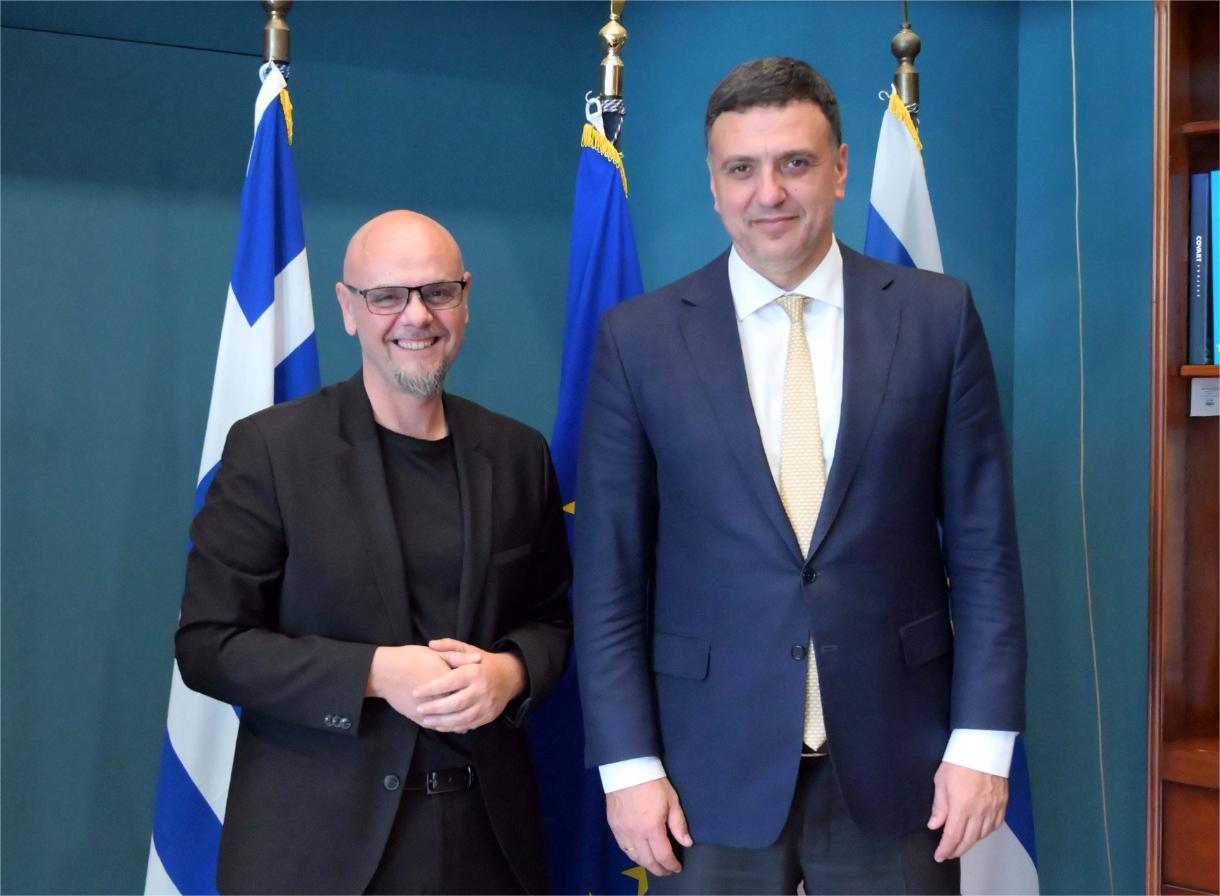 Συνάντηση του Προέδρου & Διευθύνοντος Συμβούλου του Ο.Λ.ΠΑ. Α.Ε.   με τον Υπουργό Ναυτιλίας και Νησιωτικής Πολιτικής   