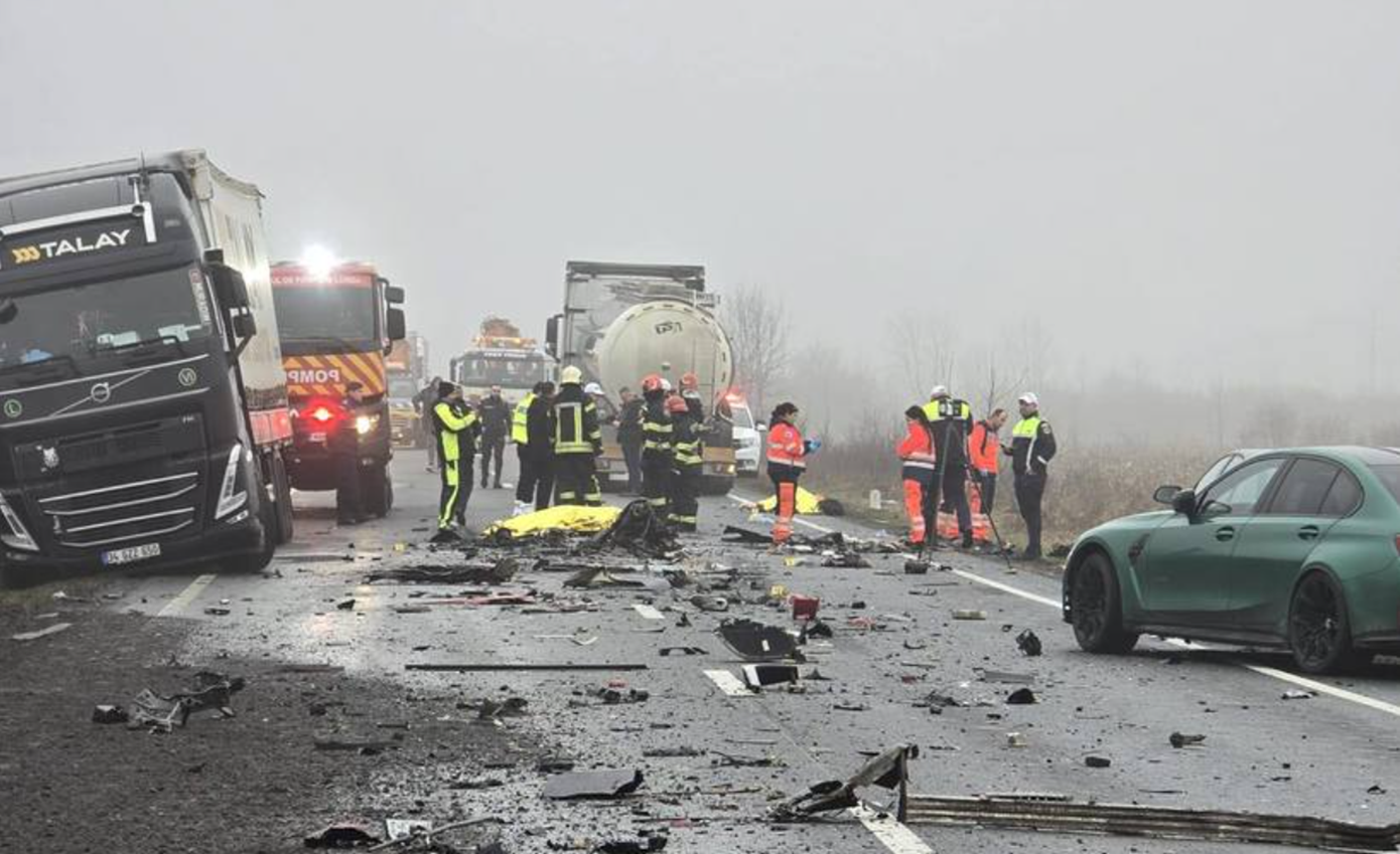 Επτά νεκροί σε τροχαίο με οπαδούς του ΠΑΟΚ στη Ρουμανία