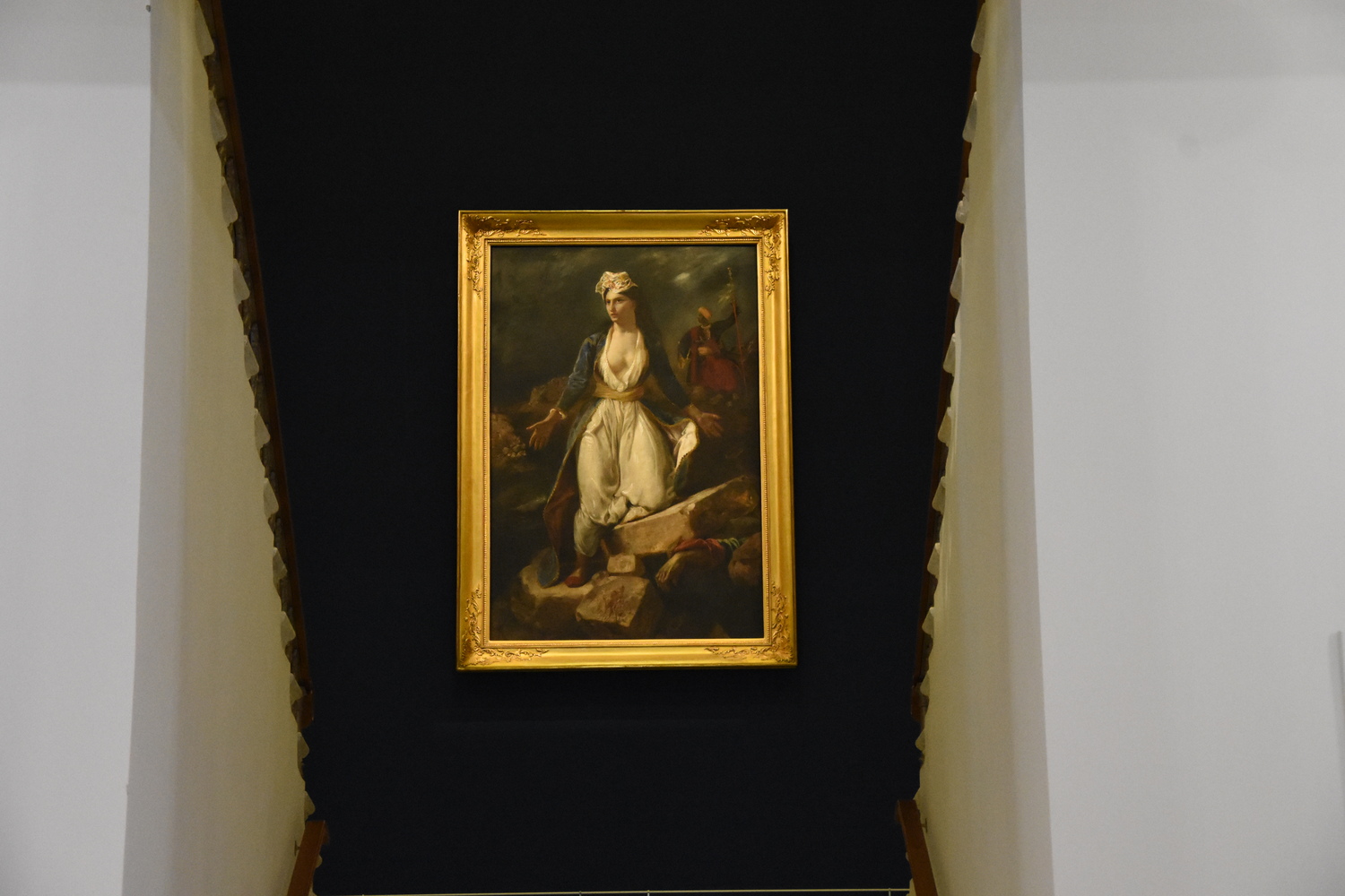 Ιστορική στιγμή για την Ιερή Πόλη Mεσολογγίου: Ο περίφημος πίνακας του Ευγένιου Ντελακρουά «Η  Ελλάδα στα ερείπια του Μεσολογγίου» στον «γενέθλιο» τόπο του