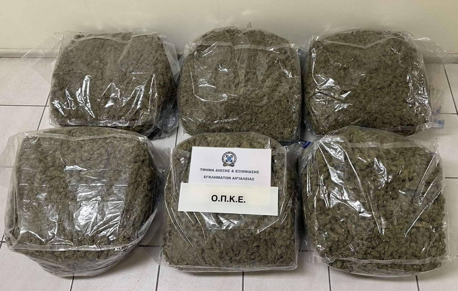 Αίγιο: Συνελήφθη άνδρας που μετέφερε στο όχημα του περισσότερα από -32- κιλά κάνναβης