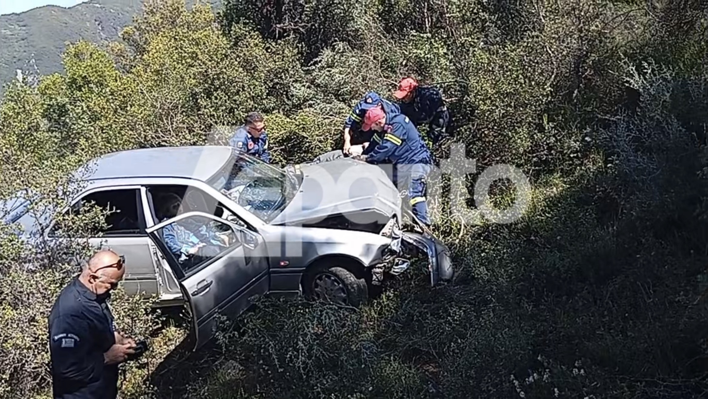 Τροχαίο στο Καστράκι Ναυπακτίας – Τραυματίστηκαν δύο ηλικιωμένοι