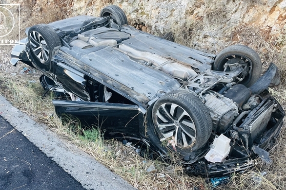 Δυτική Ελλάδα: Από θαύμα σώθηκε οικογένεια σε τροχαίο