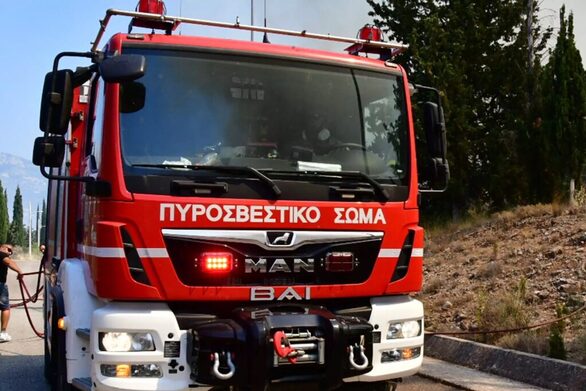 Πάτρα: Νέα φωτιά στον Ριγανόκαμπο