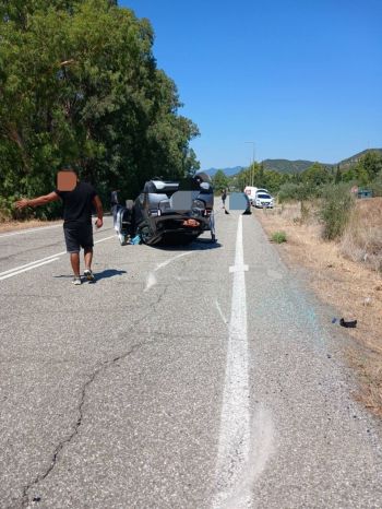 Τροχαίο ατύχημα στα Χάνια Γαβρολίμνης