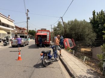 Εκτροπή οχήματος στη Δάφνη Ναυπακτίας – Χωρίς τραυματισμό ο οδηγός
