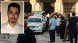 Θρήνος στην κηδεία του αδελφού της Ολγας Φαρμάκη, Μανούσου, που πέθανε στα 32 του χρόνια